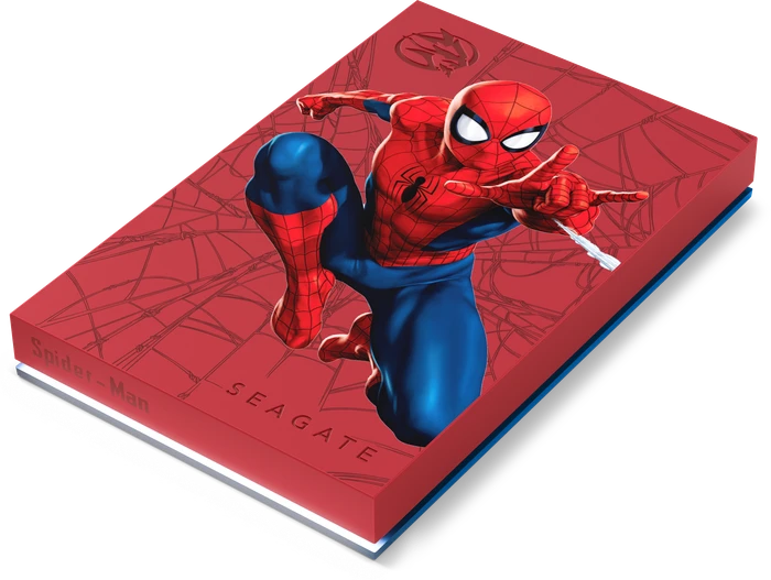 Seagate FireCuda Gaming HDD - Spider-Man Special Edition, 2TB, +Rescue, USB 3.0 Micro-B