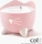 Catit PIXI Trinkbrunnen, LED-Statusanzeige, Trockenlaufschutz, 2.5l, rosa (43716)