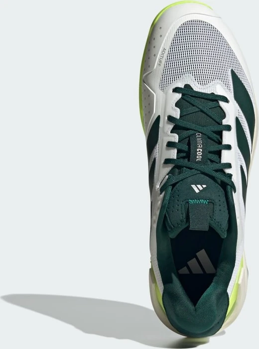 adidas Adizero Ubersonic 5 cloud white/aurora ivy/lucid lemon (Herren)