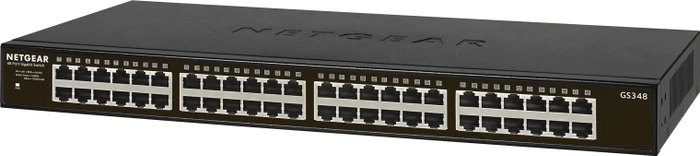 Netgear SOHO GS300 Rackmount Gigabit Switch, 48x RJ-45