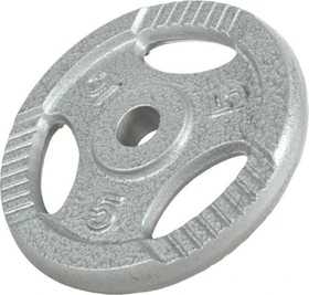 Gorilla Sports Gusseisen Gripper Hantelscheibe 5kg