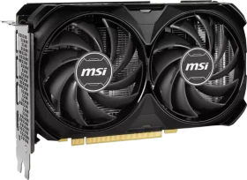 MSI GeForce RTX 4060 Ti Ventus 2X Black 16G OC, 16GB GDDR6, HDMI, 3x DP