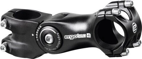 Ergotec Octopus 2 Ahead 31.8mm/28.6mm 0° - +60° Vorbau 125mm schwarz sandgestrahlt
