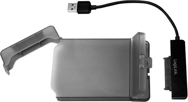 LogiLink USB-A 3.0 auf SATA Adapter mit 2.5" Schutzhülle
