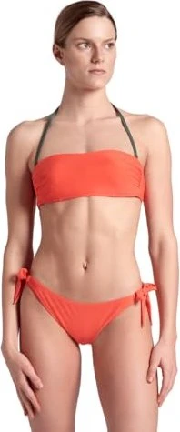 Arena Pro_File Bandeau Bikini-Set calypso coral/sage (Damen)