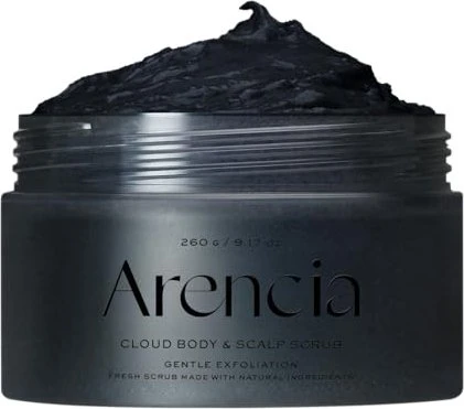 Arencia Fresh Cloud Sea Salt Body & Scalp Scrub Black Tea & Yuzu, 260g