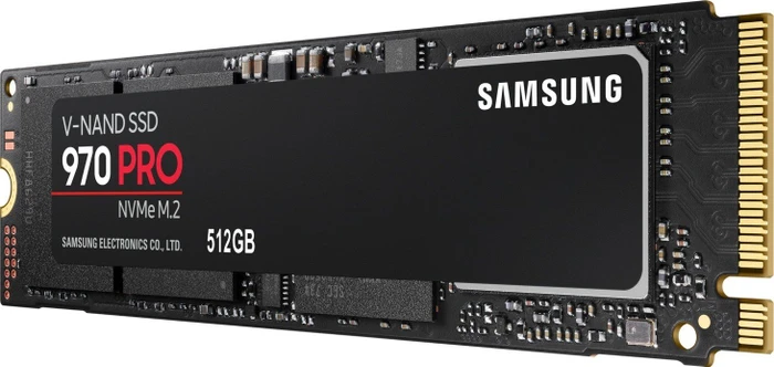 Samsung SSD 970 PRO 512GB, 512B, M.2 2280 / M-Key / PCIe 3.0 x4