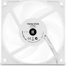 EK Water Blocks EK-Vardar EVO 120ER D-RGB White, 500-2200rpm, 120mm