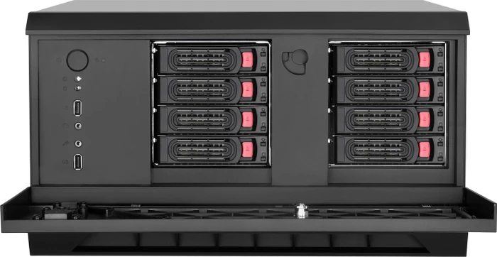 SilverStone Case Storage CS381 [V1.1/V1.2], schwarz