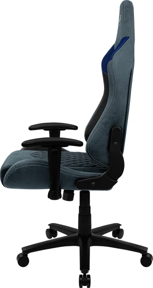 AeroCool Duke AeroSuede Gamingstuhl, blau/schwarz