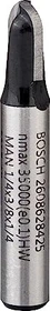 Bosch Professional PRO Hohlkehlfräser, (R1)3.2x(D)6.4x9.2x40mm, 1 Stück