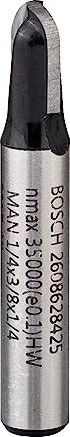 Bosch Professional PRO Hohlkehlfräser, (R1)3.2x(D)6.4x9.2x40mm, 1 Stück