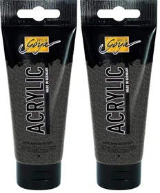 Kreul Solo Goya Acrylic Acrylfarbe, anthraziteffekt, 100ml