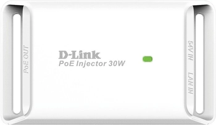D-Link Desktop Gigabit PoE-Injektor, 2x RJ-45, 30W PoE+