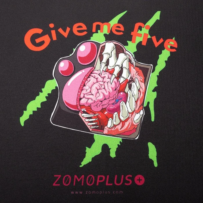 Zomoplus Give Me Five Gaming Mauspad, 500x420mm, schwarz