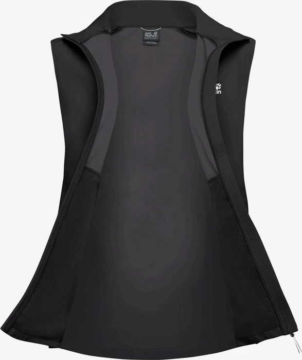 Jack Wolfskin Prelight Stride Funktionsweste schwarz (Herren)