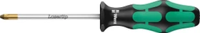Wera Kraftform Plus Serie 300 355PZ Pozidriv Schraubendreher, PZ0x60mm