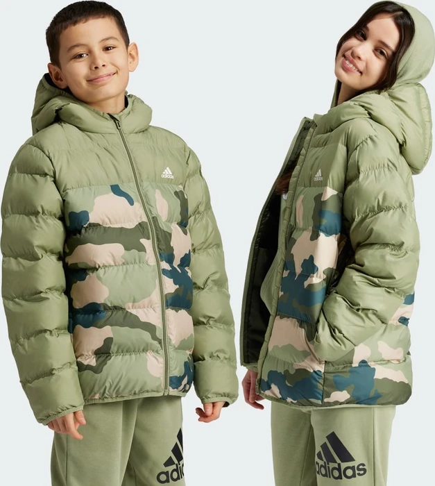 adidas Synthetic Down Allover Print Jacke (Junior)