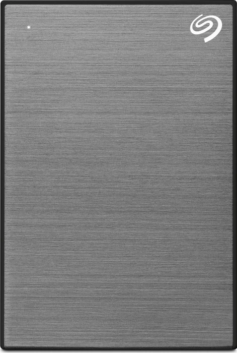 Seagate One Touch Portable HDD, Space Gray, 5TB, +Rescue, USB 3.0 Micro-B