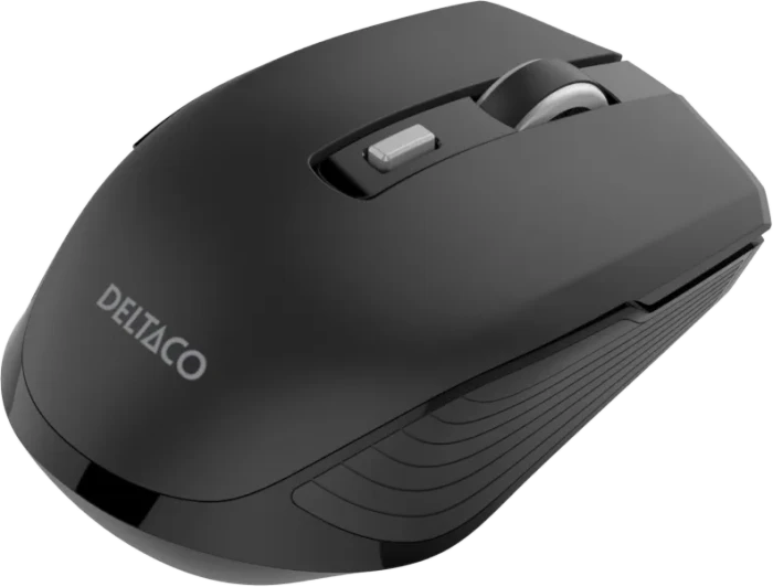 Deltaco Silent Wireless Travel Mouse schwarz, USB/Bluetooth