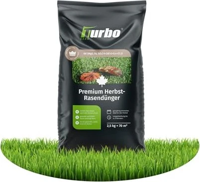 Turbogrün Premium Herbst-Rasendünger, 2.5kg