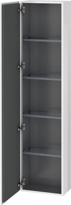 Duravit L-Cube Hochschrank 400 x 243 x 1760 mm basalt matt