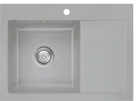 systemceram Mera 70 Einbau Becken links titan