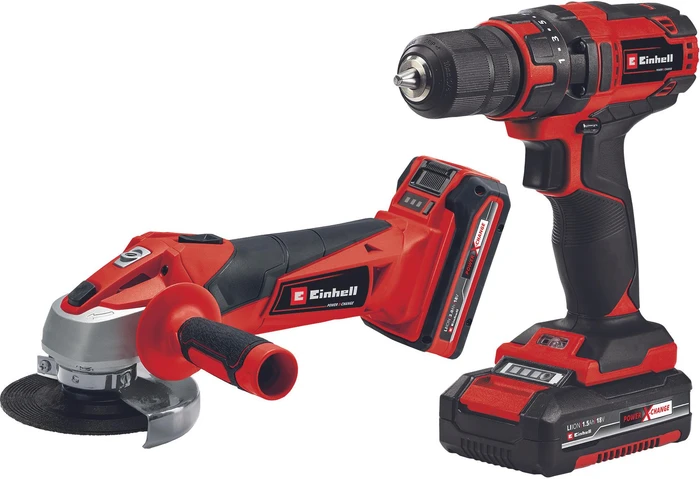 Einhell Classic TC-TK 18Li Kit Akku-Maschinenset inkl. 2 Akkus 1.5/3.0Ah