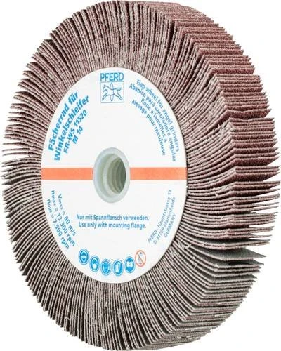 Pferd FR WS 11520 M14 A 80 Lamellenschleifwalze K80, 115x20mm, 2 Stück
