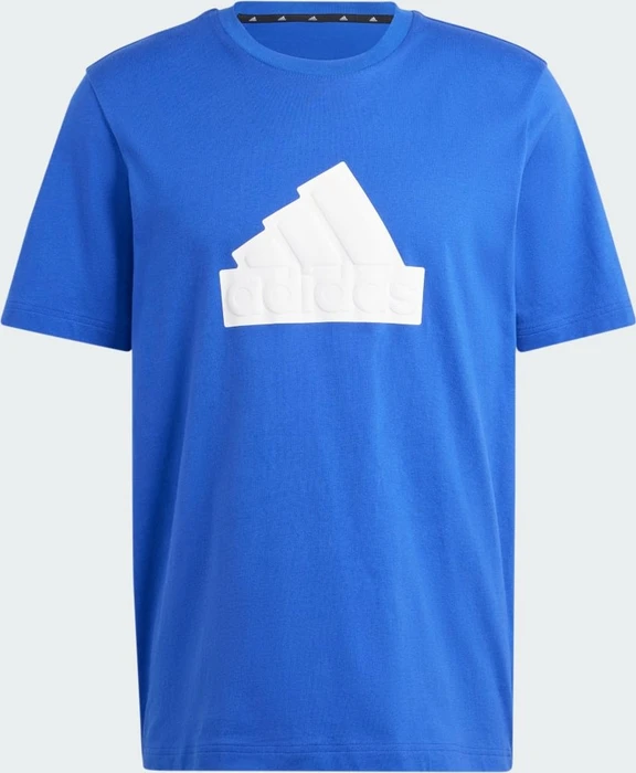 adidas Future Icons Badge of Sport T-Shirt kurzarm semi lucid blue (Herren)