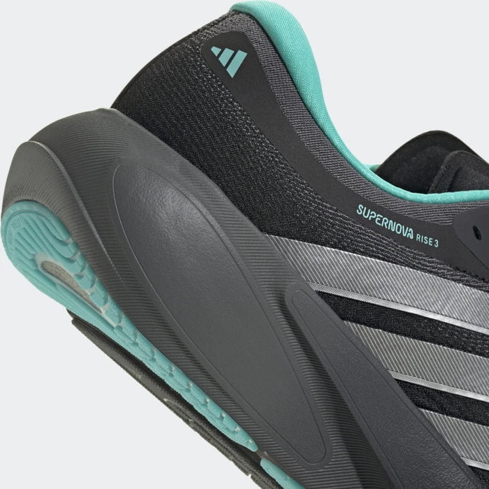 adidas Supernova Rise 3 Mercedes AMG Petronas F1 Team core black/silver metallic/semi mint rush (Herren)