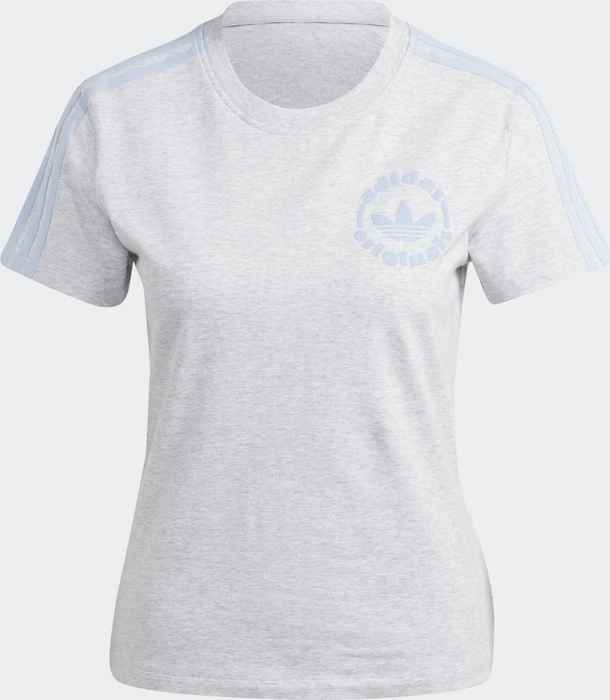 adidas Graphic T-Shirt kurzarm light grey heather (Damen)