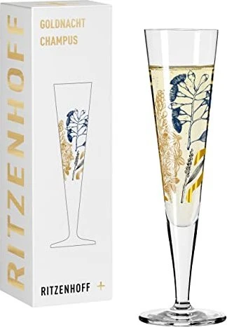 Ritzenhoff Goldnacht Champagnerglas von Concetta Lorenzo 205ml