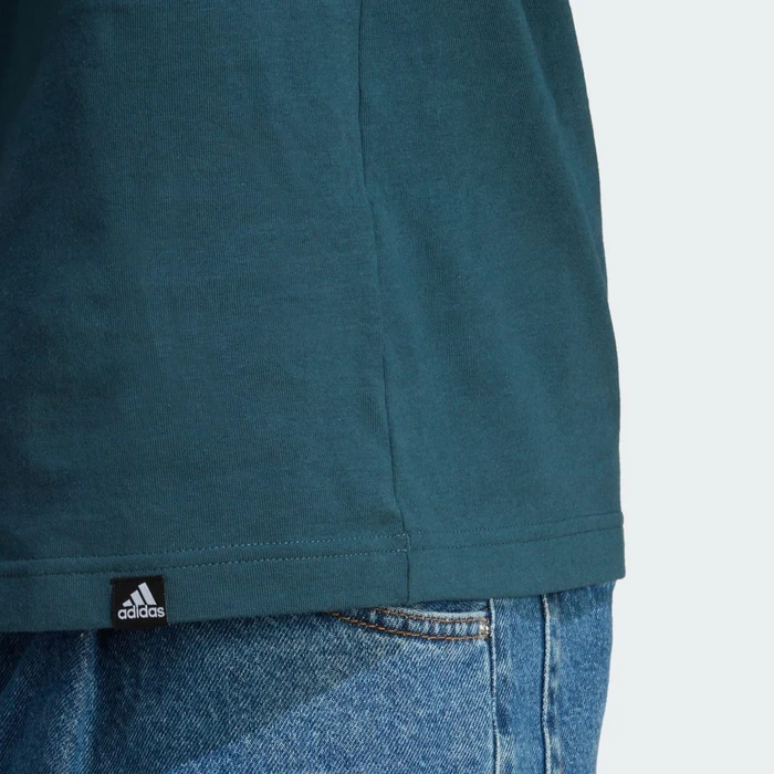 adidas Sportswear Photo Real Two-Tone T-Shirt kurzarm arctic night (Herren)