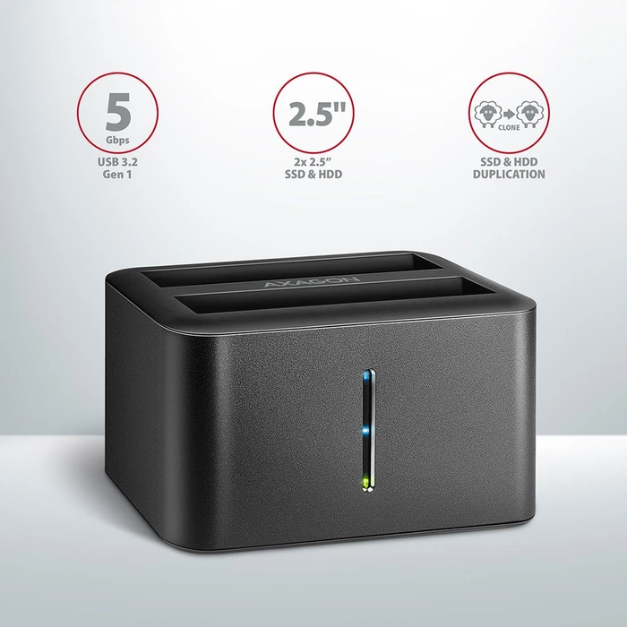 Axagon Compact Dock, 2.5", USB 3.0 Micro-B