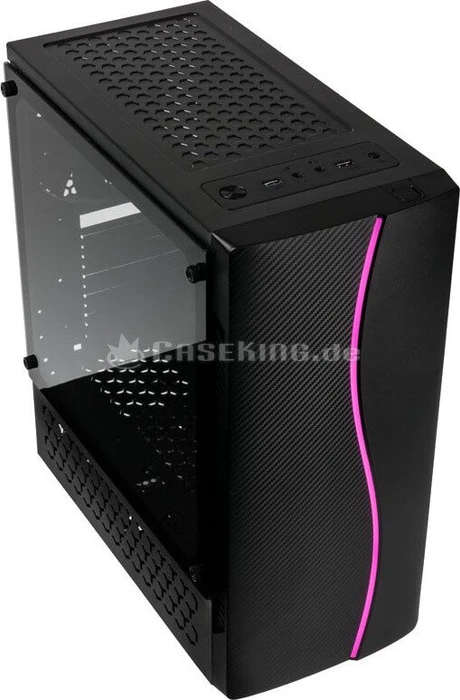 Kolink Inspire K5 RGB, schwarz, Glasfenster