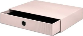 Rössler 1er Schubladenbox, 1 Schublade, A4, powder rosa