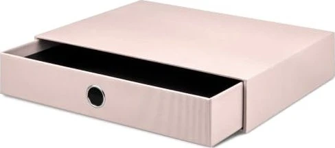 Rössler 1er Schubladenbox, 1 Schublade, A4, powder rosa