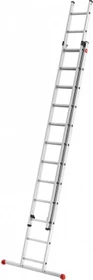Hailo ProfiStep duo 2-tlg. Schiebeleiter, 2x 15 Stufen