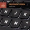 Perixx Periboard-732 Wireless Mini Keyboard, schwarz, LEDs weiß, USB, DE Vorschaubild