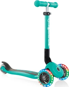 Globber Foldable Lights Kickboard emerald green