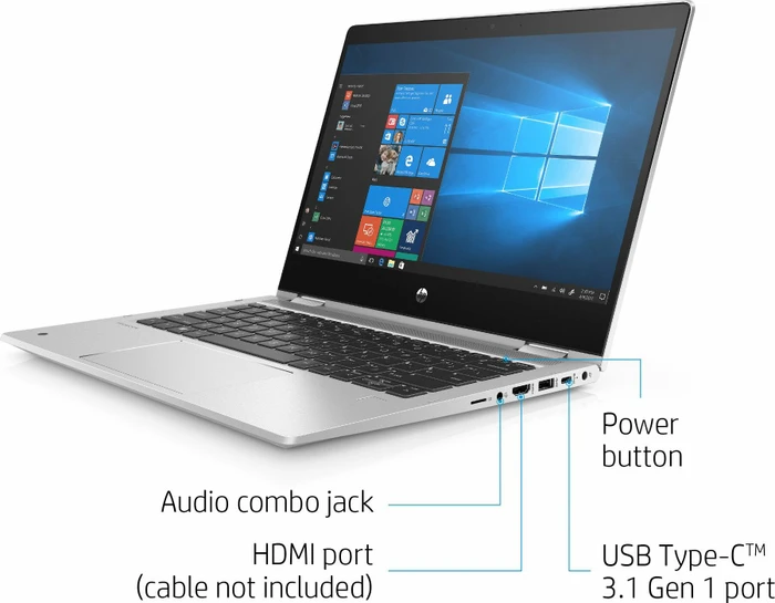 HP ProBook x360 435 G7, Pike Silver, Ryzen 7 4700U, 16GB RAM, 512GB SSD, DE