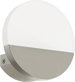 Eglo Metrass 1 rund Wandleuchte nickel matt