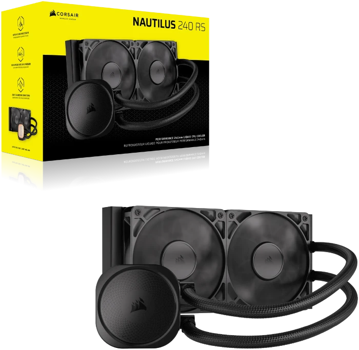 Corsair Nautilus 240 RS, schwarz