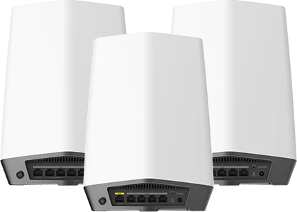 Netgear Orbi Pro Wi-Fi 6 SXK80B3, AX6000, Router und 2x Repeater Set, 3er-Bundle