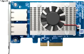 QNAP LAN-Adapter, 2x RJ-45, PCIe 3.0 x4 (QXG-10G2T)