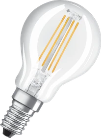 Osram Ledvance LED Retrofit Classic P 40 4W/827 E14 FIL, 2 Stück