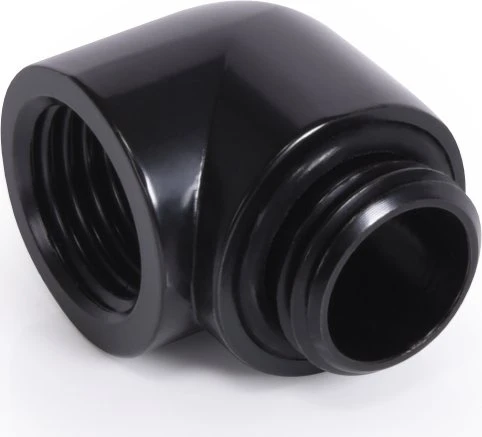 Alphacool Eiszapfen 90° L-Verbinder G1/4" AG auf G1/4" IG, schwarz
