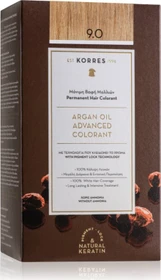 Korres Argan Oil Permanent Hair Colorant Haarfarbe 9.0 hellblond