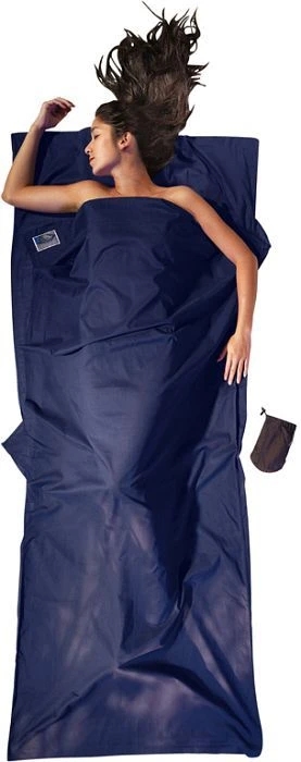 Cocoon TravelSheet In Cotone Pima – Lenzuolo Da Viaggio Leggero, Morbido E Resistente, Con Apertura Laterale E Tasca Per Cuscino